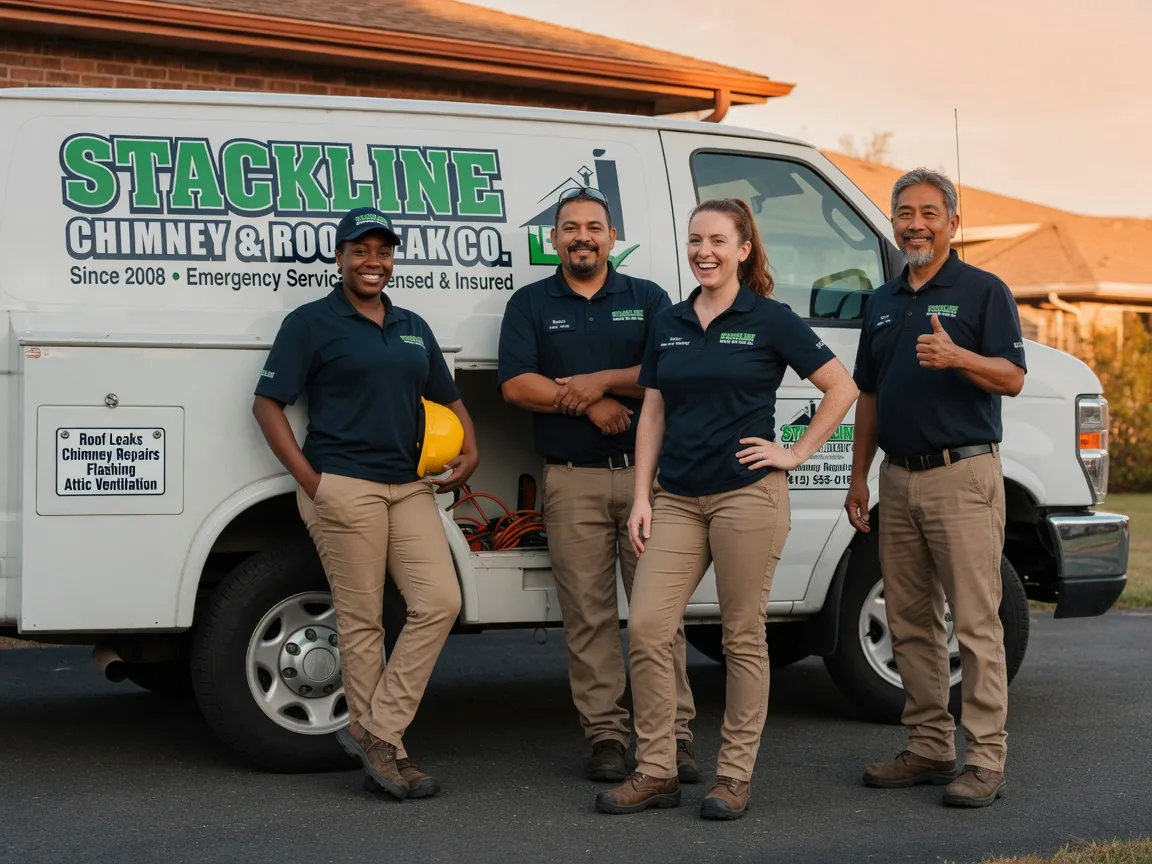 Chimney flashing repair company in Fulton, TX